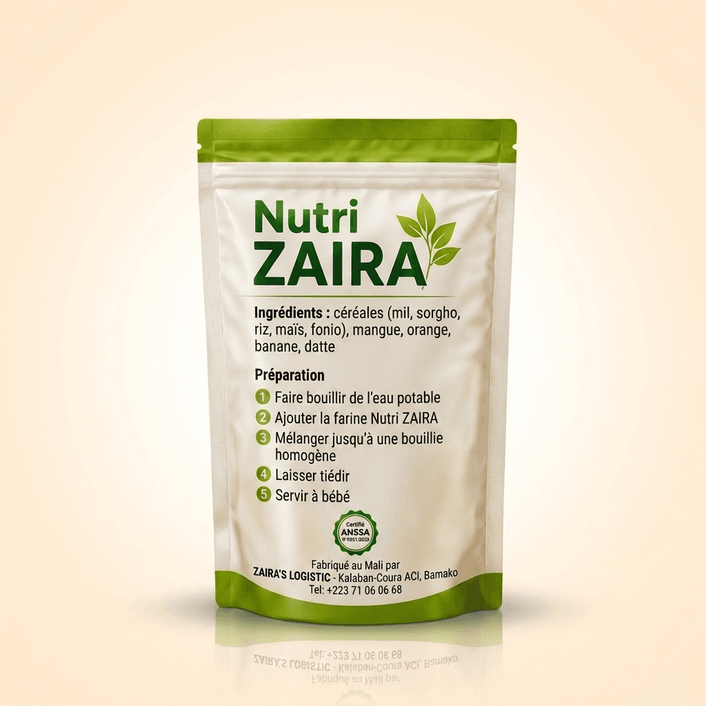 Nutri ZAIRA Fruits - 300 g, verso