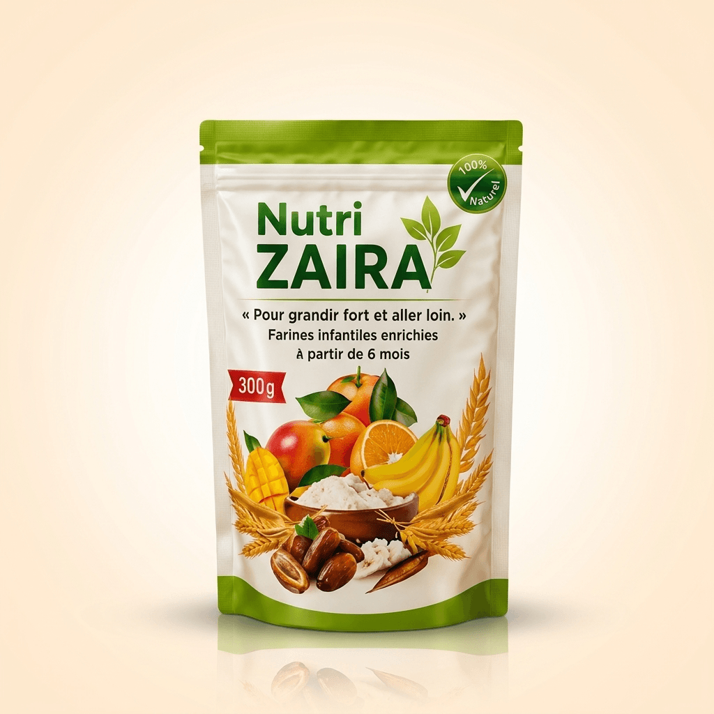 Nutri ZAIRA Fruits - 300 g, recto