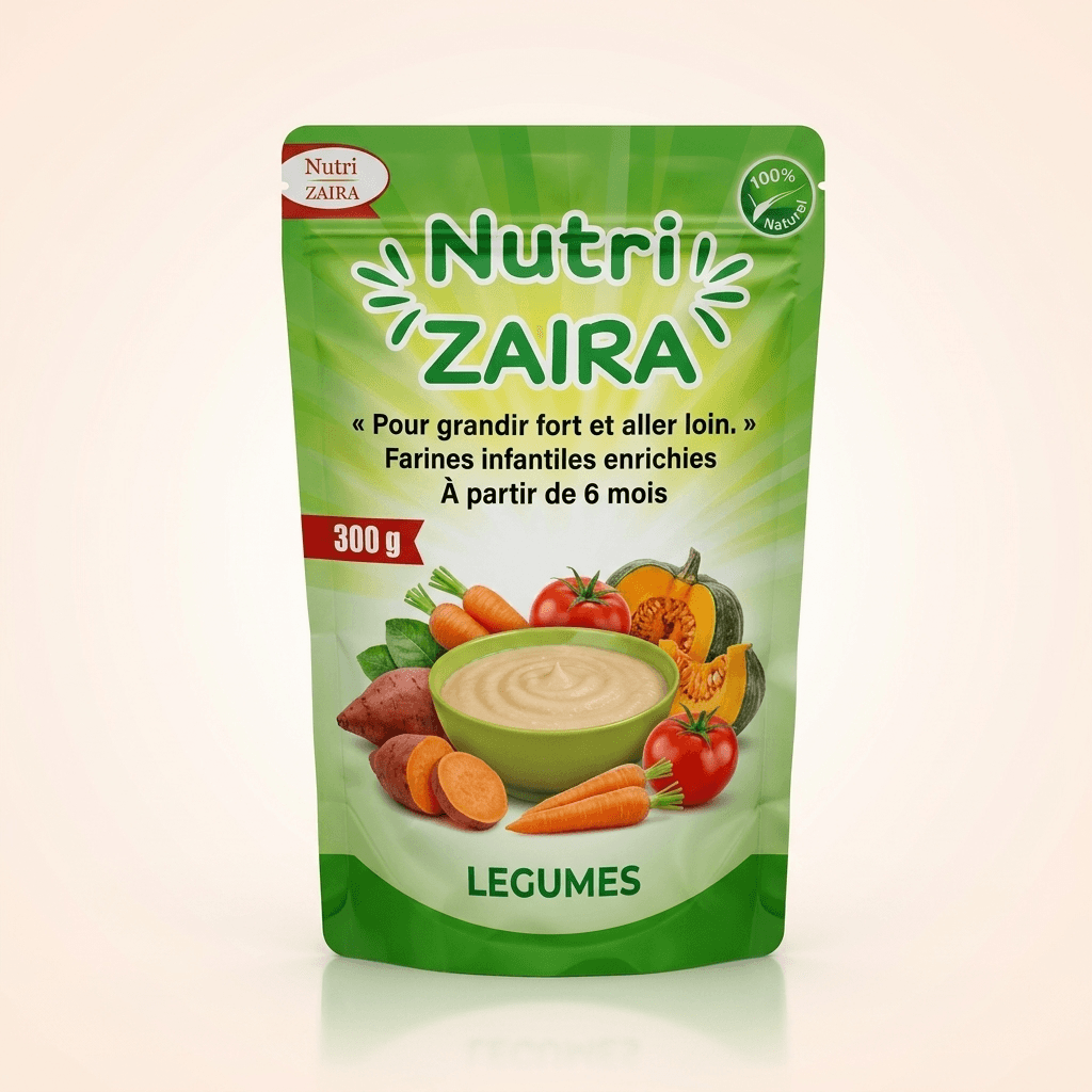 Nutri ZAIRA Légumes - 300 g, recto